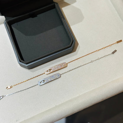 [✨ROSE💎]MOVE CLASSIQUE DIAMOND PAVED BRACELET