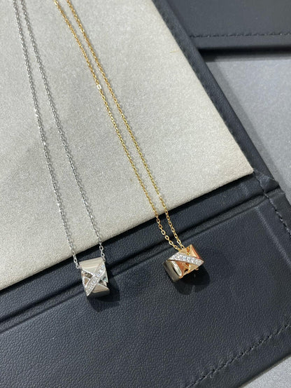 [✨ROSE💎]LIENS EVIDENCE DIAMOND NECKLACE