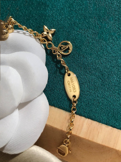 [✨ROSE💎]BLOOMING PINK GOLD MOP BRACELET