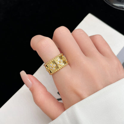 [✨ROSE💎]PERLEE DIAMOND LARGE RING