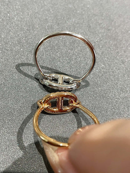 [✨ROSE💎]RONDE SMALL DIAMOND RING
