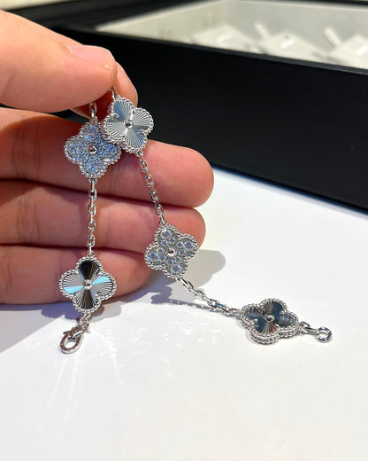 [✨ROSE💎] CLOVER 5 MOTIF LASER BRACELET COLLECTION