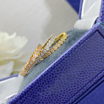 [✨ROSE💎]BEE LOVE DIAMOND PAVED SMALL RING