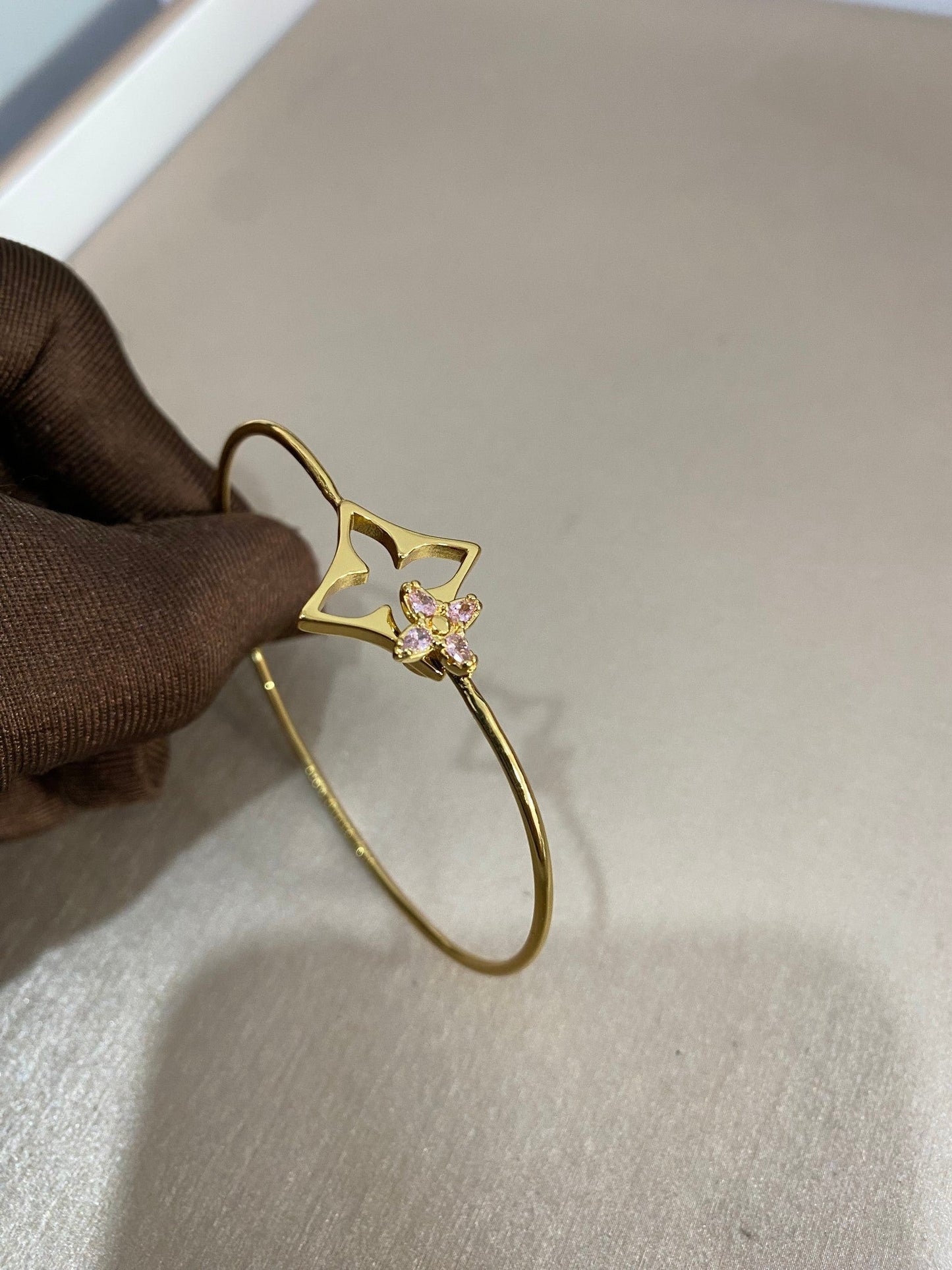 [✨ROSE💎]Pink Diamond Bracelet