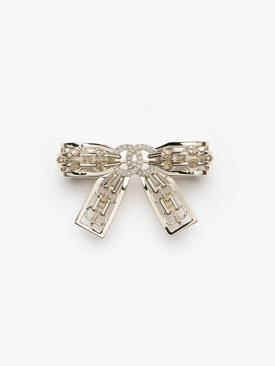[✨ROSE💎]25K Hollow Bow Brooch