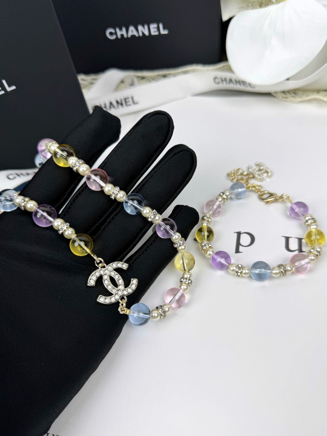 [✨ROSE💎]26C New Spring Collection Colorful Transparent Resin Necklace