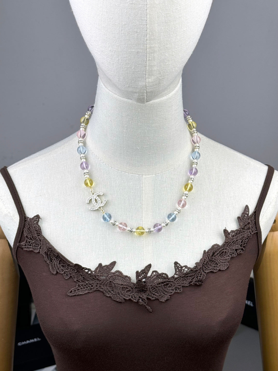 [✨ROSE💎]26C New Spring Collection Colorful Transparent Resin Necklace