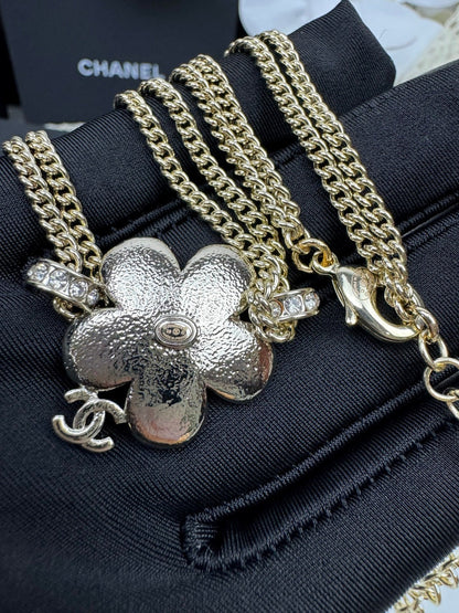 [✨ROSE💎]New Blue Floral Double-Layer Necklace