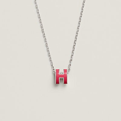 [✨ROSE💎]H NECKLACE PINK