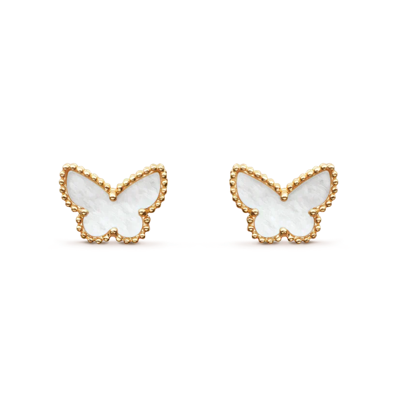 [✨ROSE💎]SWEET BUTTERFLY MOP EARSTUDS
