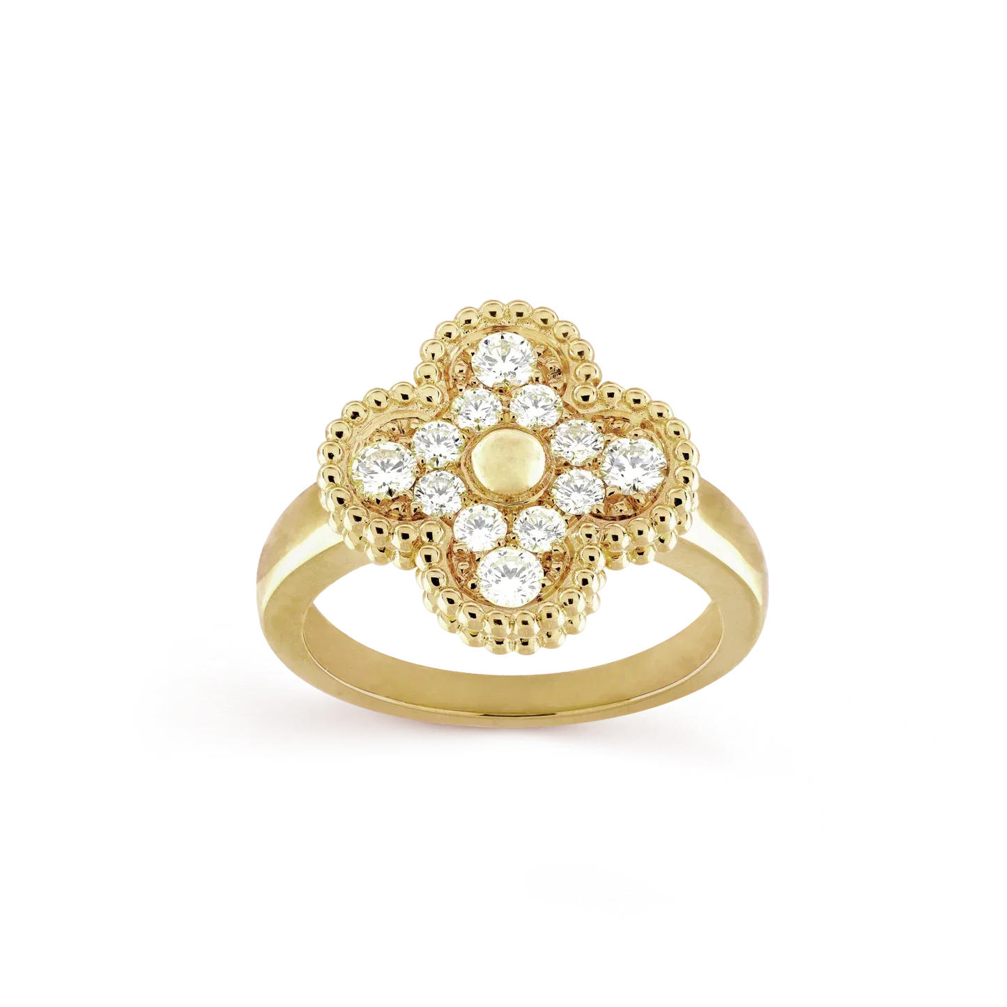 [✨ROSE💎]CLOVER DIAMOND RING