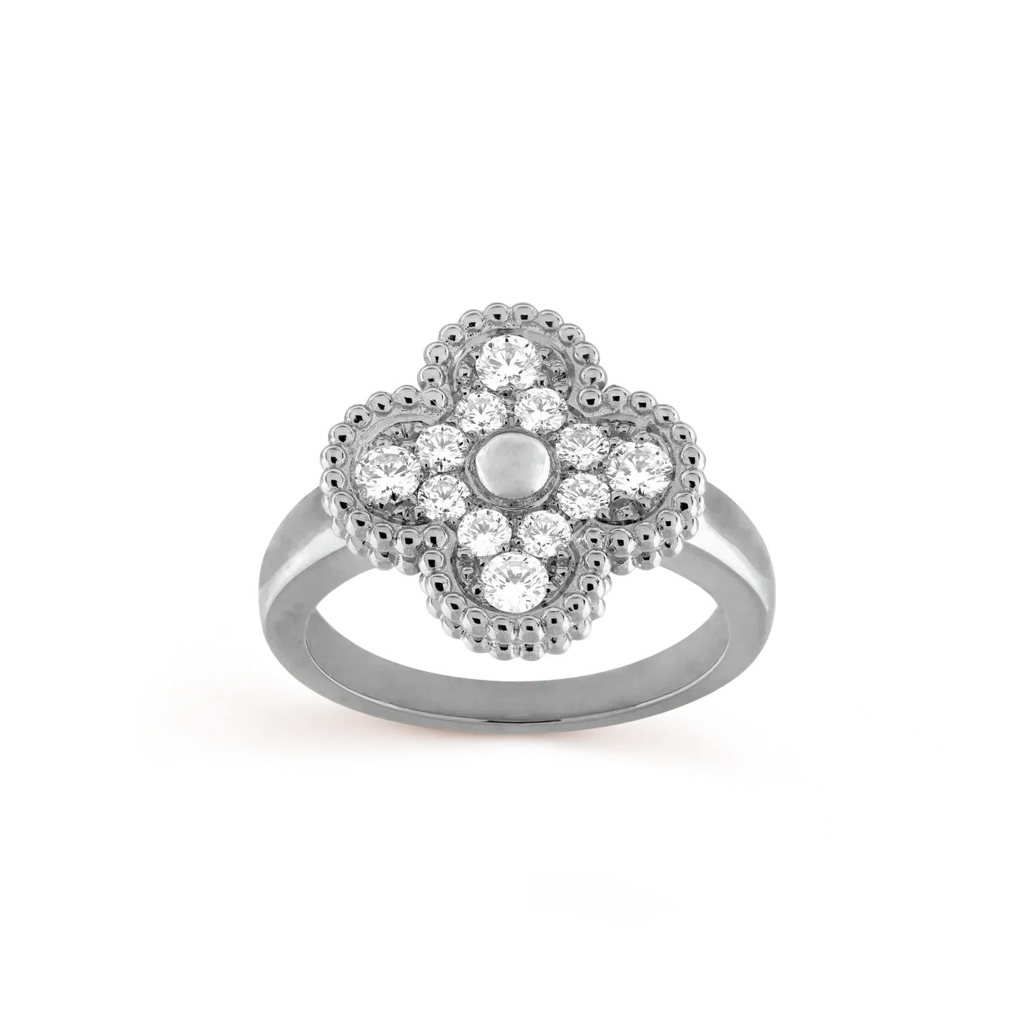 [✨ROSE💎]CLOVER DIAMOND RING
