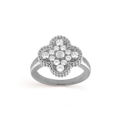 [✨ROSE💎]CLOVER DIAMOND RING