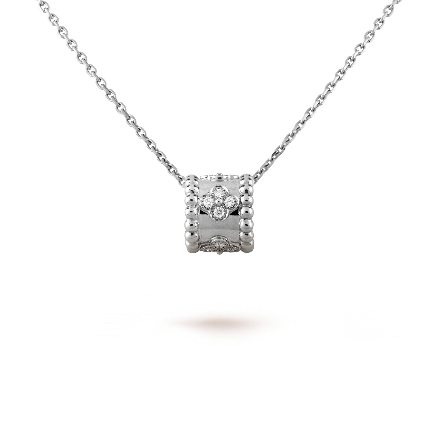 [✨ROSE💎]PERLEE PEDANT SIVLER DIAMOND NECKLACE