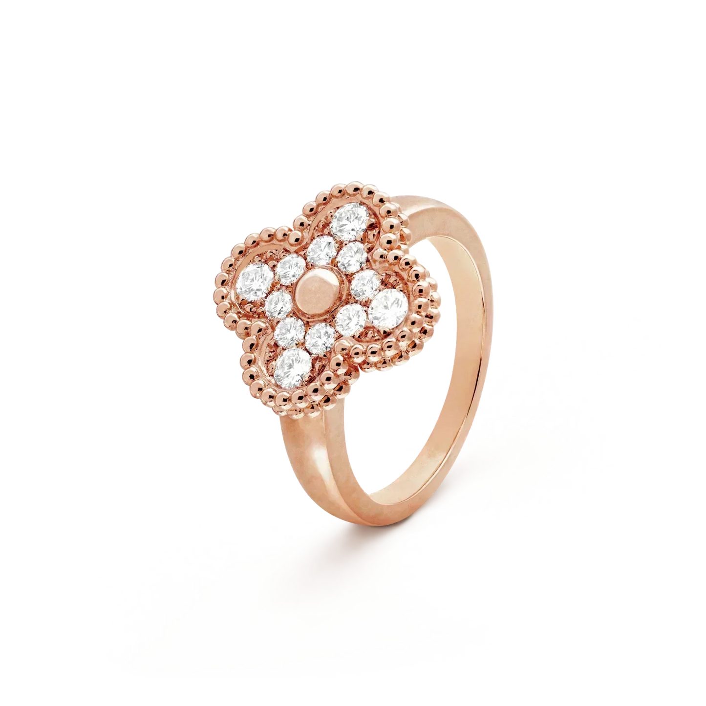 [✨ROSE💎]CLOVER DIAMOND RING