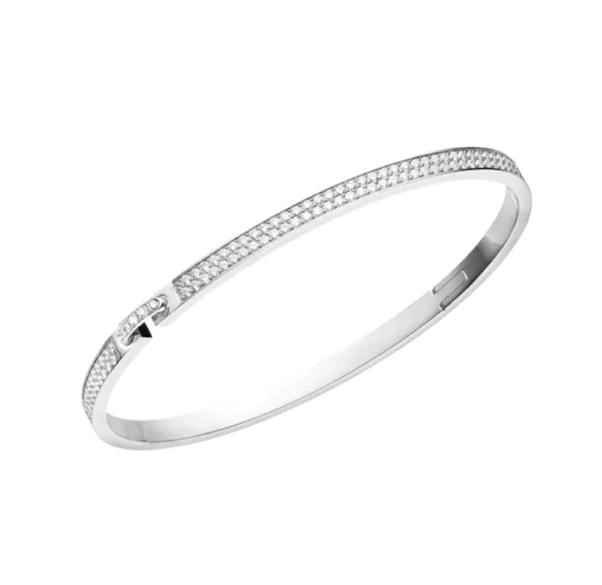 [✨ROSE💎]LIENS VIDENCE DIAMOND PAVED BRACELET