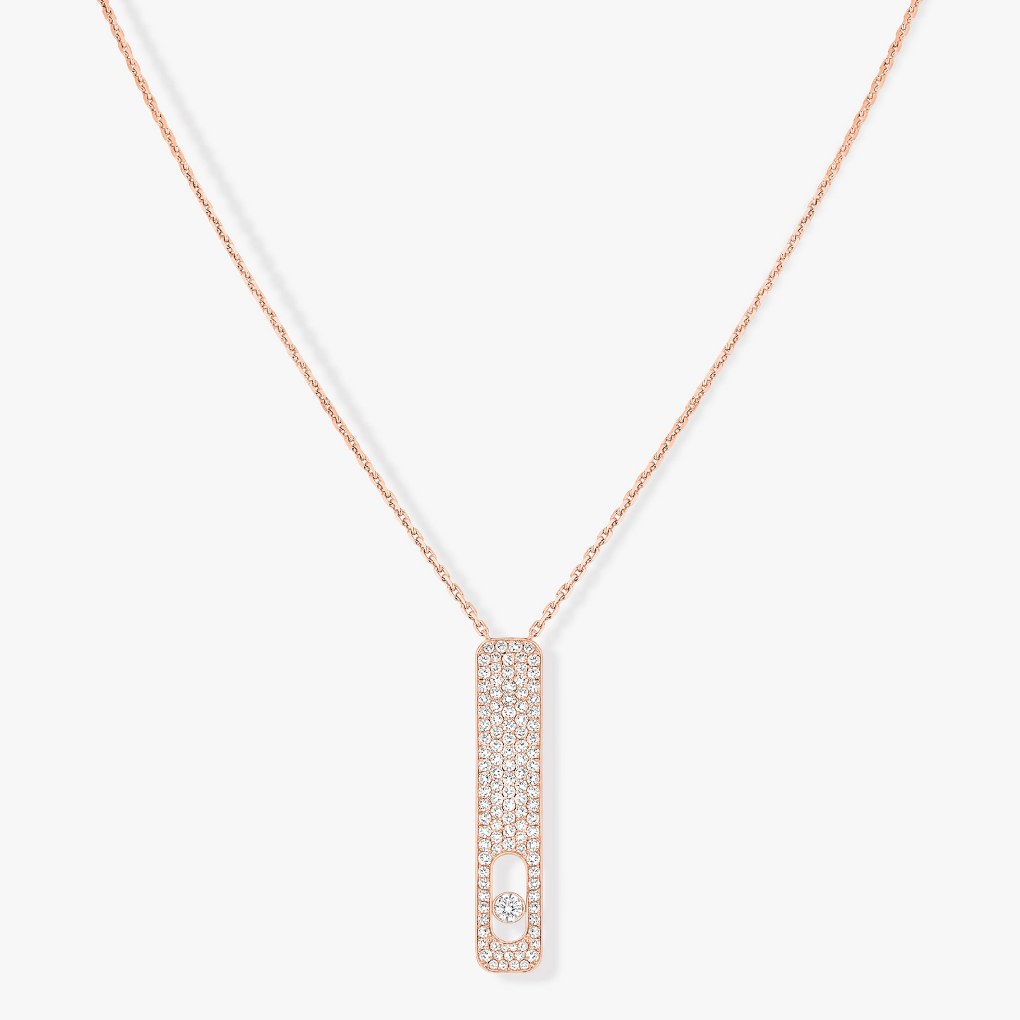 [✨ROSE💎]MY FIRST DIAMOND PAVED NECKLACE