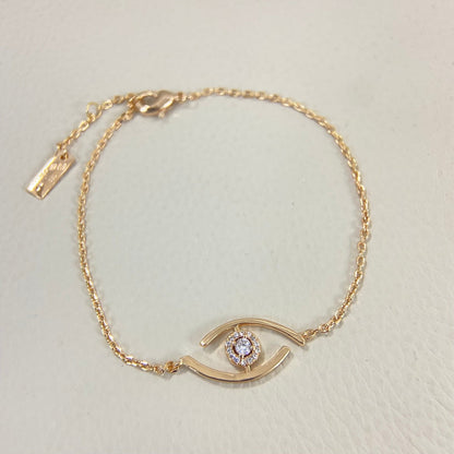 [✨ROSE💎]Lucky Eye Pave-Set Diamond Bracelet