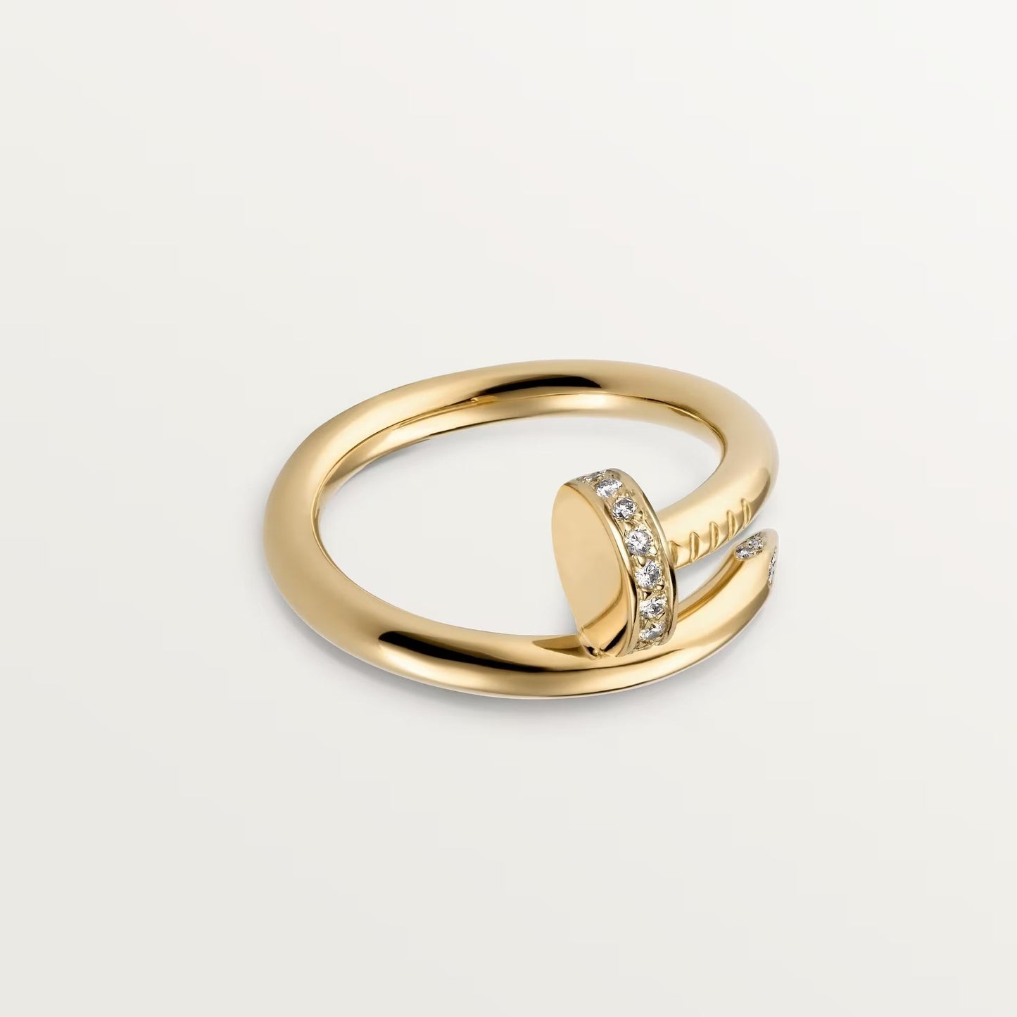 [✨ROSE💎]JUSTE RING 2.6MM HALF DIAMOND