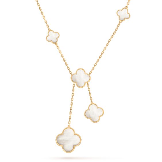 [✨ROSE💎]CLOVER MOTHER OF PEARL NECKLACE 6 MOTIF