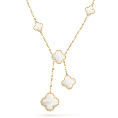 [✨ROSE💎]CLOVER MOTHER OF PEARL NECKLACE 6 MOTIF