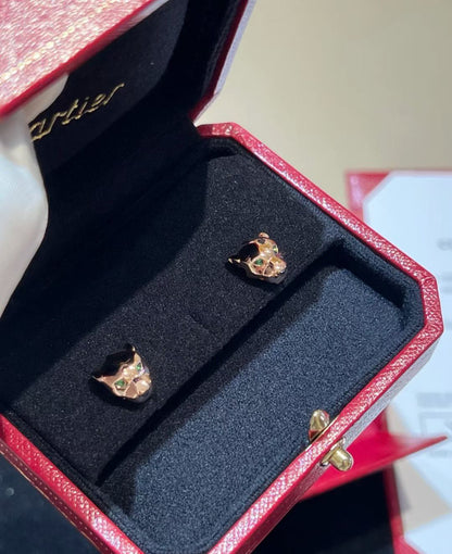 [✨ROSE💎]CHRRTAH-PRINT STUD EARRINGS, THREE COLORS