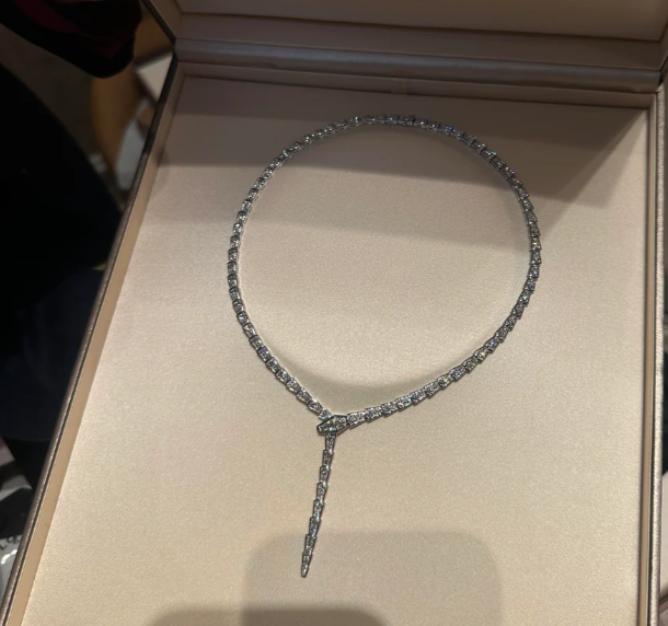 [✨ROSE💎]NEW！SERPENT DIAMOND NECKLACE