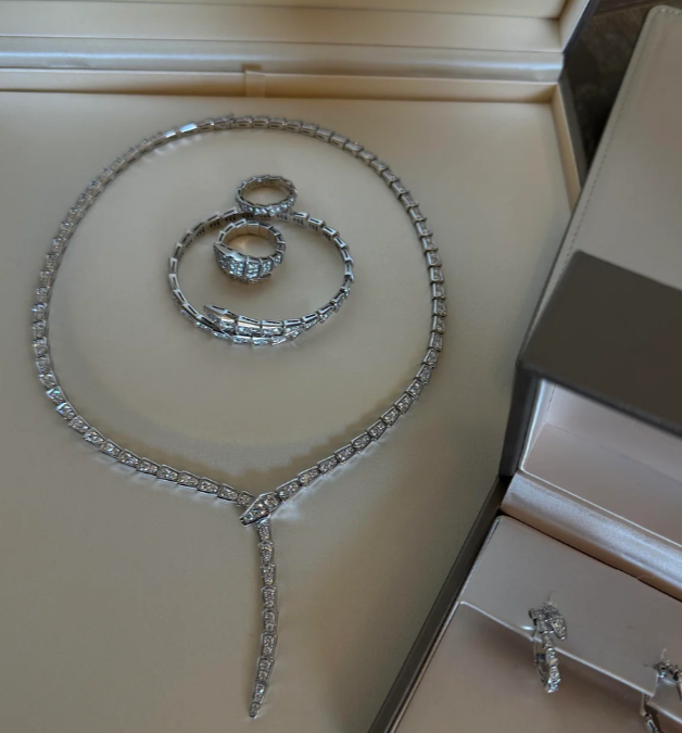 [✨ROSE💎]NEW！SERPENT DIAMOND NECKLACE
