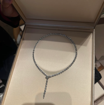 [✨ROSE💎]NEW！SERPENT DIAMOND NECKLACE