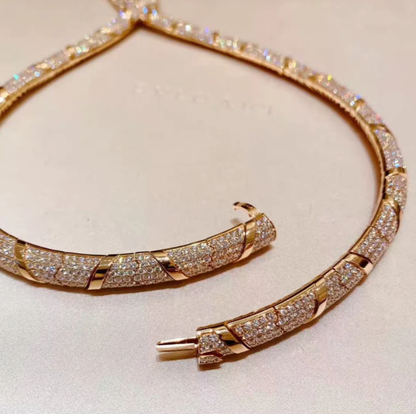 [✨ROSE💎]HAUTE COUTURE GOLD SERPENTI NECKLACE