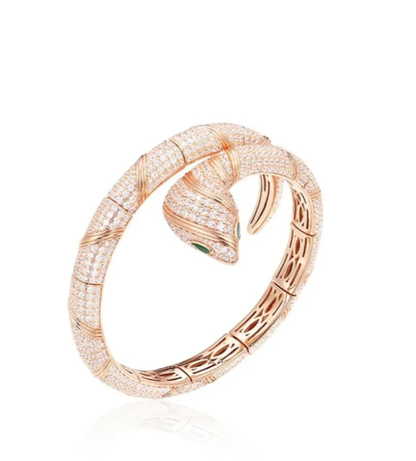 [✨ROSE💎]HAUTE COUTURE GOLD SERPENTI BRACELET