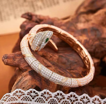 [✨ROSE💎]HAUTE COUTURE GOLD SERPENTI BRACELET