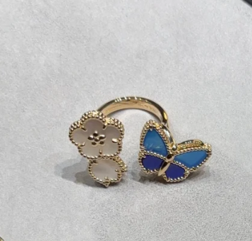 [✨ROSE💎]2026 NEW TWIN BUTTERFLY LUCKY RING