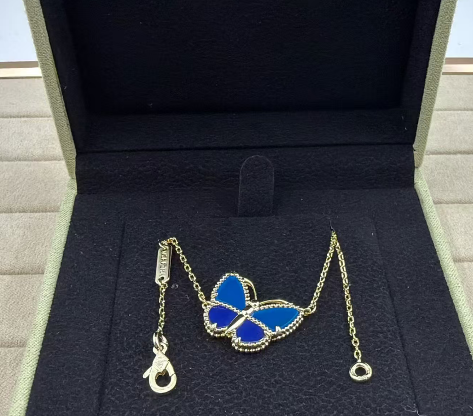 [✨ROSE💎]2026 NEW BUTTERFLY BLUE   NECKLACE