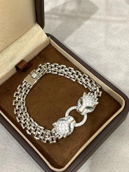 [✨ROSE💎] DOUBLE PANTHER BRACELET