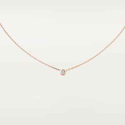 [✨ROSE💎]DAMOUR DIAMOND NECKLACE