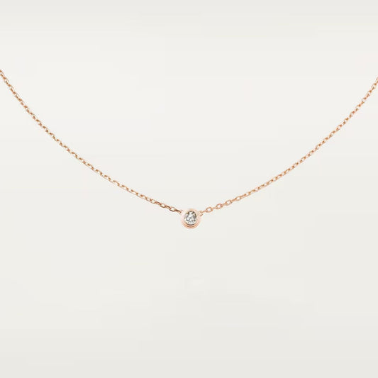 [✨ROSE💎]DAMOUR DIAMOND NECKLACE