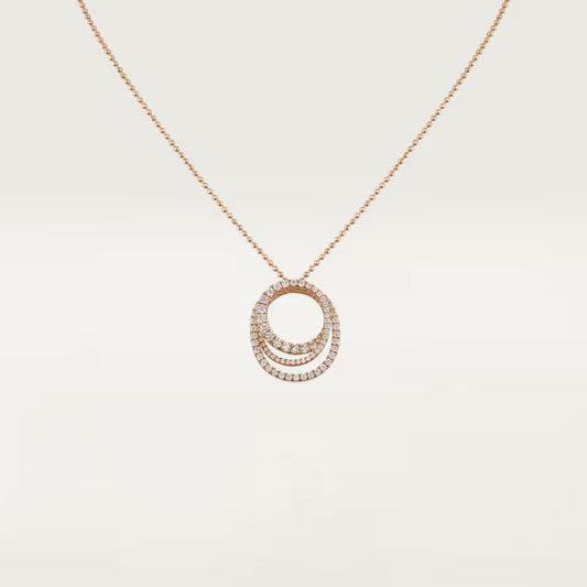 [✨ROSE💎]ETINCELLE  FULL DIAMOND NECKLACE