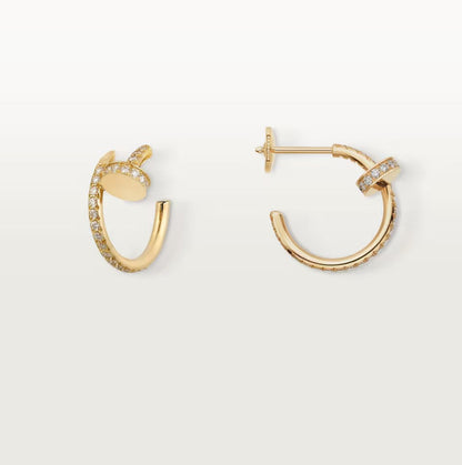 [✨ROSE💎]JUSTE FULL DIAMOND SMALL EARRINGS