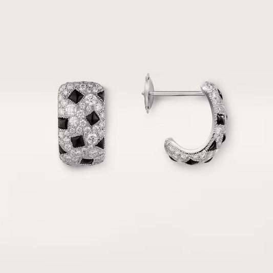 [✨ROSE💎]PANTHERE MINI FULL DIAMOND EARRINGS