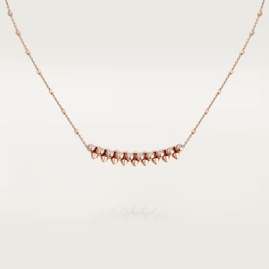 [✨ROSE💎]CLASH  MEDIUM DIAMOND NECKLACE