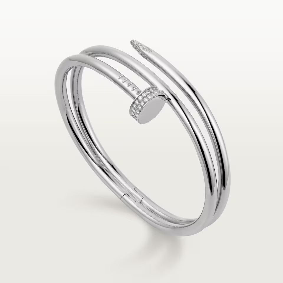 [✨ROSE💎]JUSTE BRACELET 3.5MM DOUBLE ROW DIAMOND