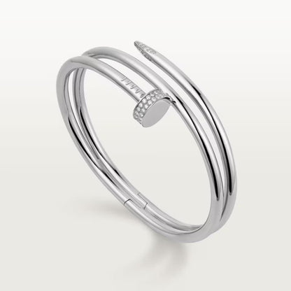 [✨ROSE💎]JUSTE BRACELET 3.5MM DOUBLE ROW DIAMOND