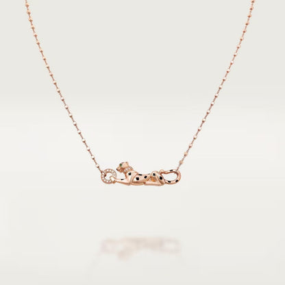 [✨ROSE💎]PANTHERE FULL DIAMOND NECKLACE