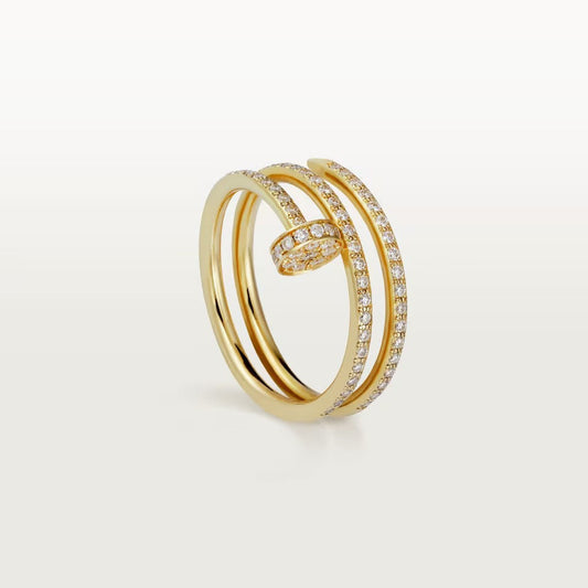 [✨ROSE💎]JUSTE RING 4.8MM FULL DIAMOND