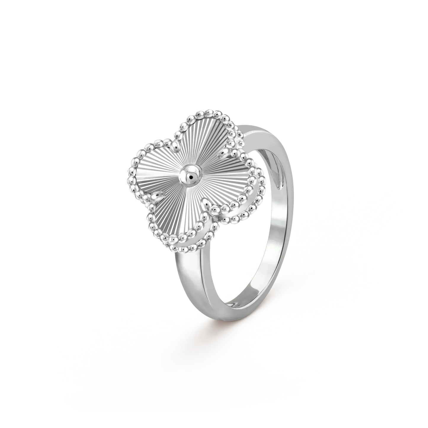 [✨ROSE💎]CLOVER SILVER RING