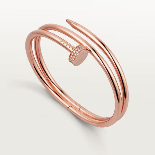 [✨ROSE💎]JUSTE BRACELET 3.5MM DOUBLE ROW DIAMOND