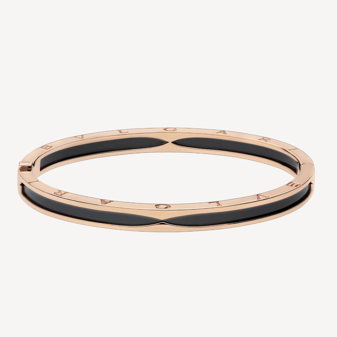 [✨ROSE💎]ZERO 1 PINK GOLD WITH BLACK CERAMIC BRACELET
