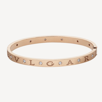 [✨ROSE💎]ZERO 1 PINK GOLD 12 DIAMONDS BRACELET