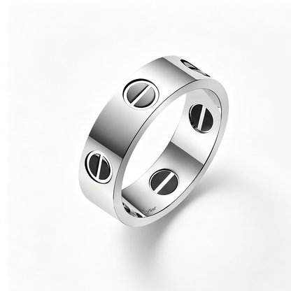 [✨ROSE💎]LOVE RING 5.5MM NO DIAMONDS  CERAMIC